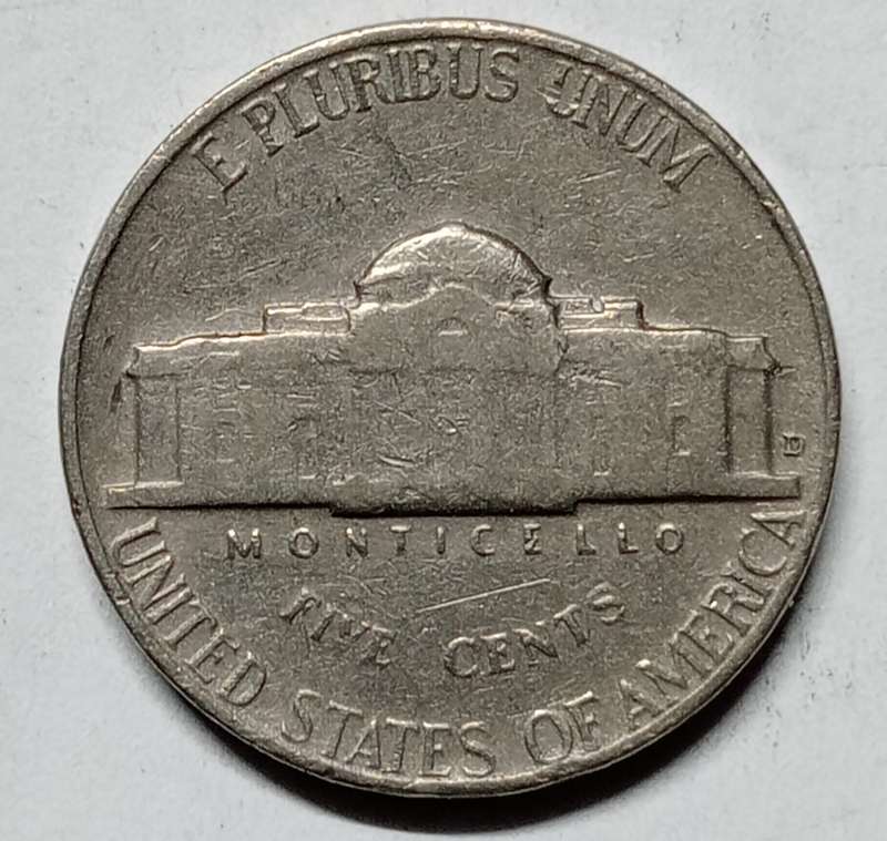 USA 5 CENTS 1964 D - JEFFERSON NICKEL