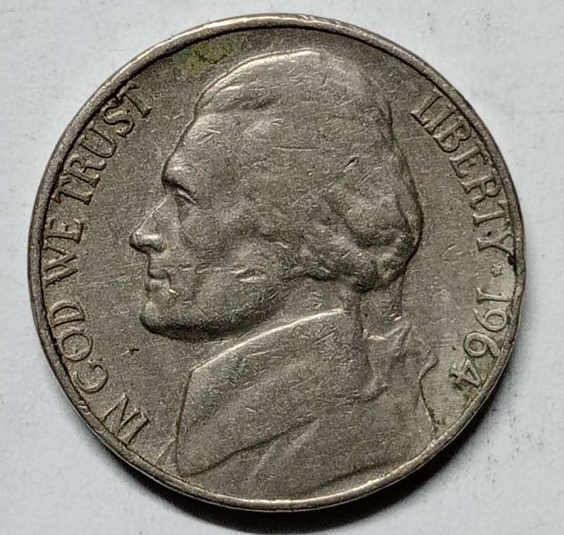 USA 5 CENTS 1964 D - JEFFERSON NICKEL
