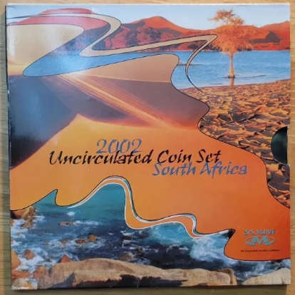 2002 Uncirculated Coin Set -SEALED with 1 and 2 cent medallions