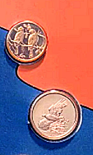 2002 Uncirculated Coin Set -SEALED with 1 and 2 cent medallions