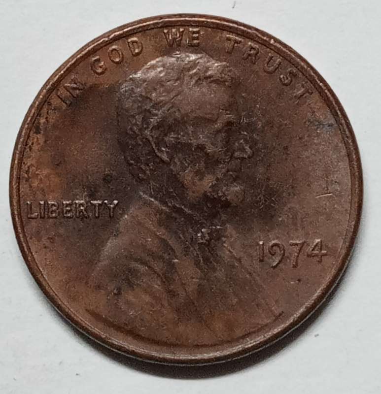 1974 USA 1 CENT -Lincoln Wheat Penny