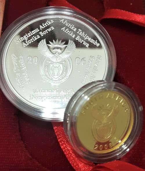 2006 FIFA Collectors gold and silver coins set