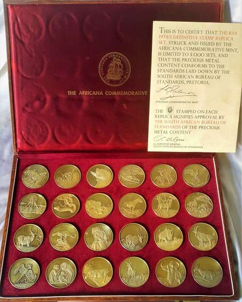 SA Wildlife 50th Anniversary Medallion Set
