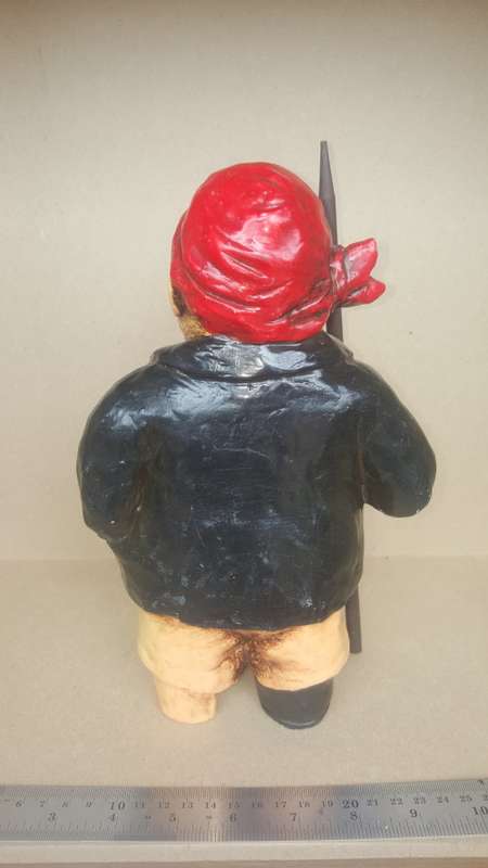 Elweco Giftware - Polyresin - Pirate Holding Wooden Stake