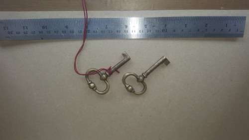 Vintage - Pair of Brass Keys