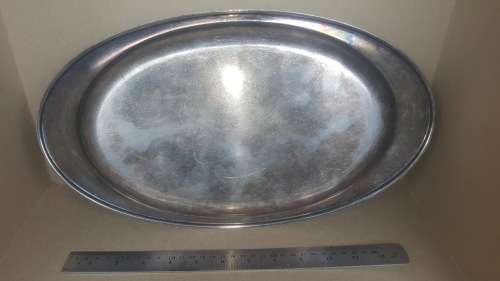 Vintage! Sambonet - Made In Italy - Silver Plated Oval Platter Elite