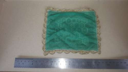 Vintage! - French Tapestry Doily - Honeycomb Design