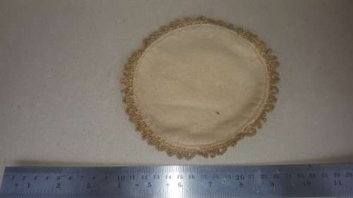 Antique! - French Tapestry Doily - Stone Velvet