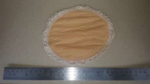 Antique! - French Tapestry Doily - Pink Velvet