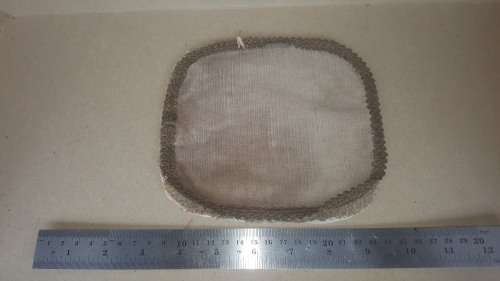 Antique! - French Tapestry Doily - Grey Velvet