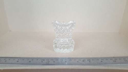 Vintage! Small Crystal Bud Vase