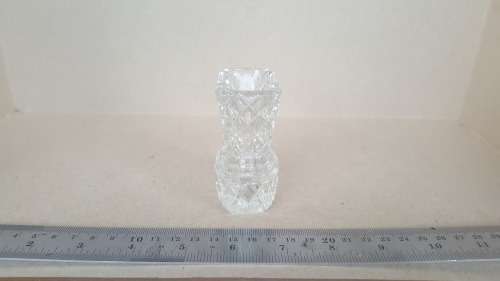 Vintage! Small Crystal Bud Vase