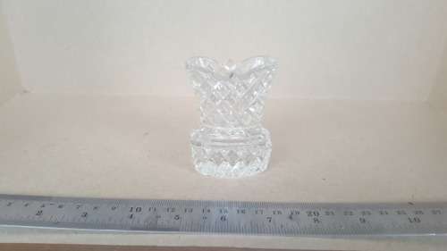 Vintage! Small Crystal Bud Vase