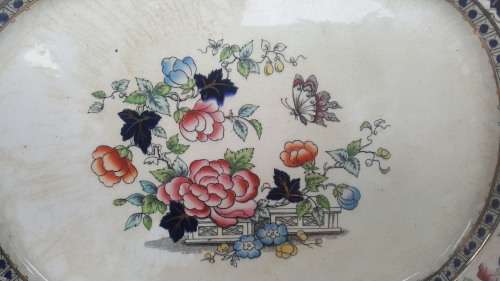 Antique! Adams Tunstall - England - Serving Platter - 1896 +