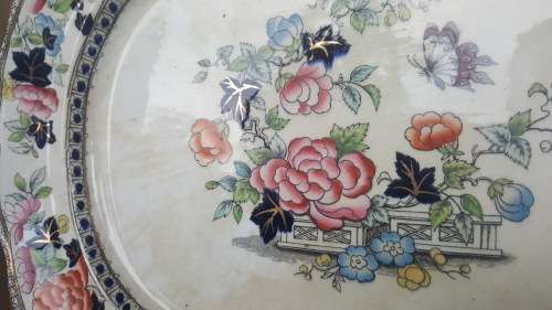 Antique! Adams Tunstall - England - Serving Platter - 1896 +