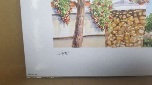 Nuccio Aert - Marina Piccola Faraguoni Italy - Signed Print