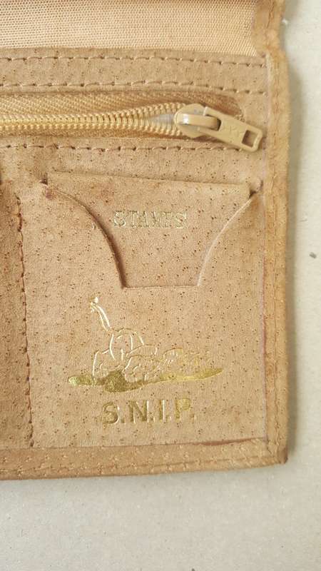 S.N.I.P - Genuine Leather - Wallet With Address And Stamp Booklets