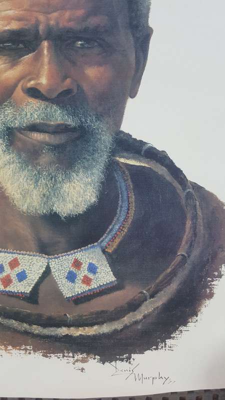 BEAUTIFUL PRINT OF AN OIL PAINTING BY DENIS MURPHY - 1977