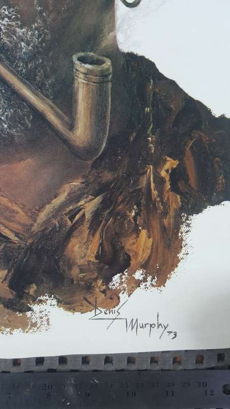 BEAUTIFUL PRINT OF AN OIL PAINTING BY DENIS MURPHY - 1973