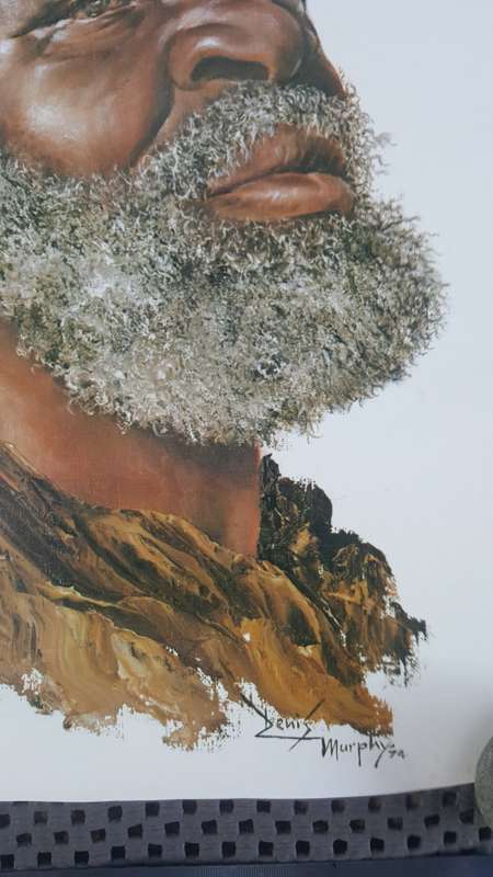 BEAUTIFUL PRINT OF AN OIL PAINTING BY DENIS MURPHY - 1974