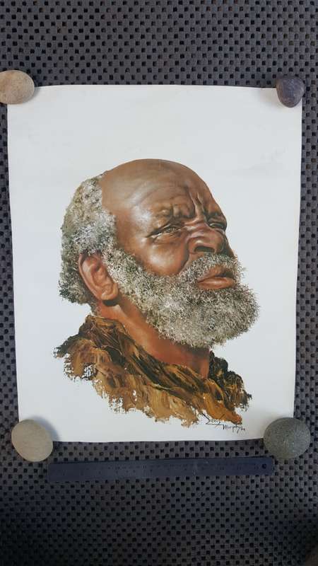 BEAUTIFUL PRINT OF AN OIL PAINTING BY DENIS MURPHY - 1974