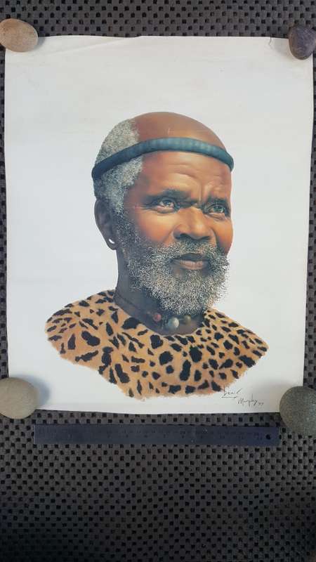 BEAUTIFUL PRINT OF AN OIL PAINTING BY DENIS MURPHY - 1977