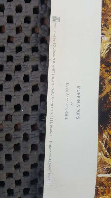 A David Shepherd Print, Muffin`s Pups