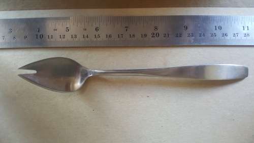Vintage! - BUTLER - Sheffield, England -Split Tip Serving Spoon / Spork
