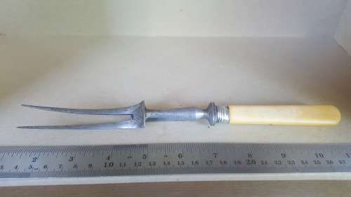 Vintage - Carving Fork (Sterling Silver Collar)