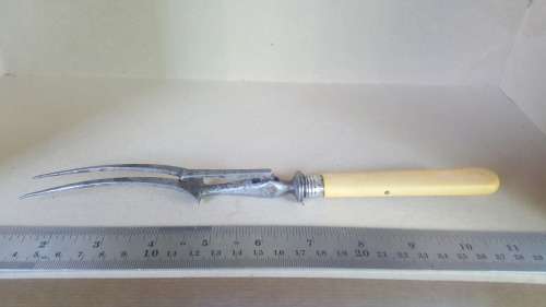 Vintage - Carving Fork (Sterling Silver Collar)