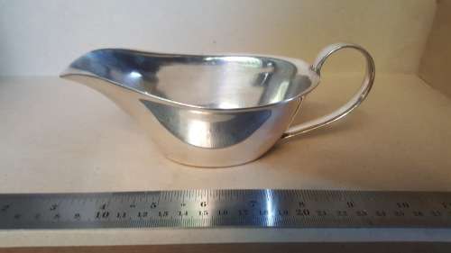 Vintage! Silver Plated Gravy Boat By JB Chatterley and Sons Ltd
