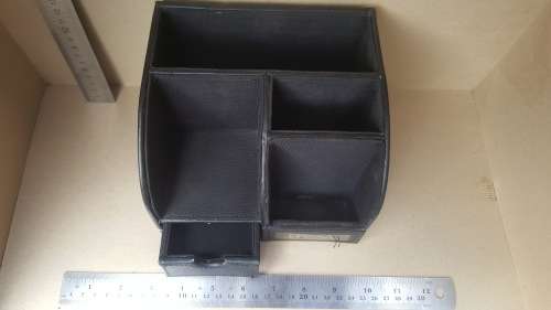 (HPCSA) Health Professionals Council SA - Leather (Faux/PU?) Desk Organizer