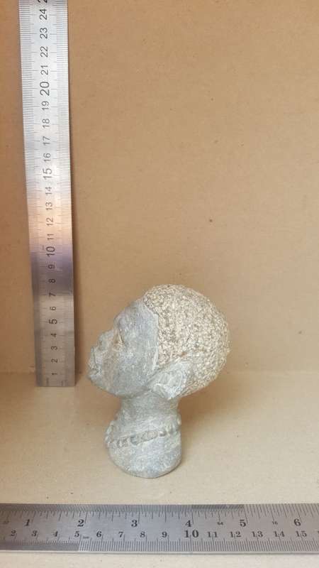 Hand-Carved! African Stone Bust - Woman Sculpture