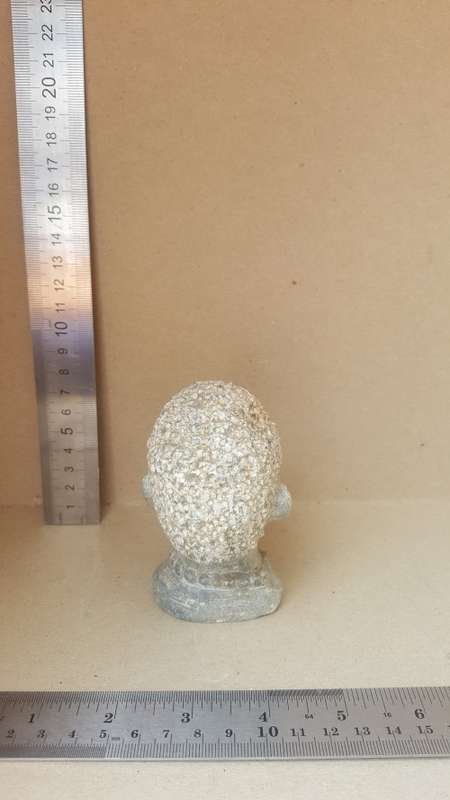 Hand-Carved! African Stone Bust - Woman Sculpture