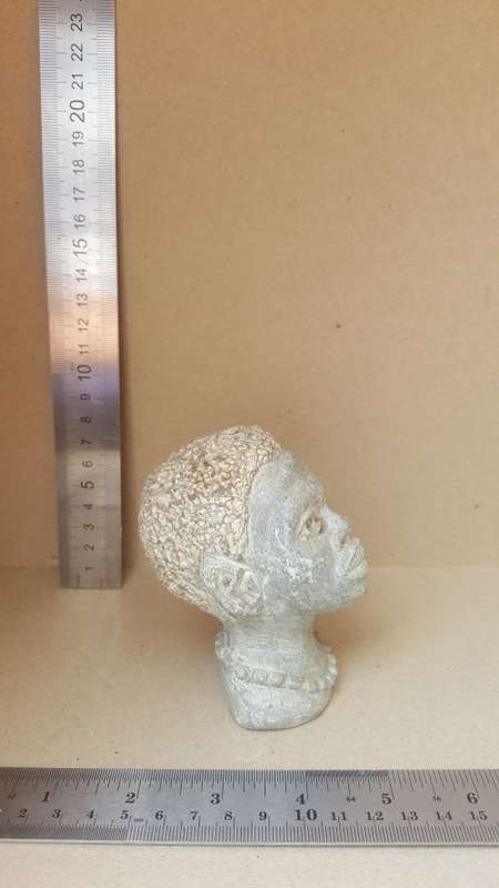 Hand-Carved! African Stone Bust - Woman Sculpture
