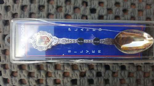 Lot Of Souvenir Spoons!  4 Silver Plated Spoons In Their Cases