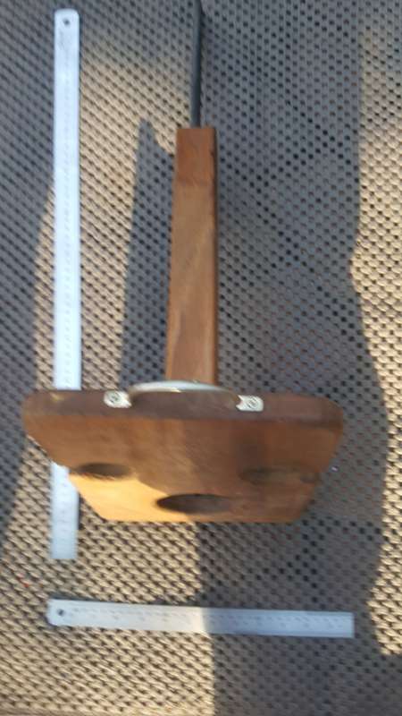 Outdoor Wooden Wine Glasses And Bottle Holder/Stand