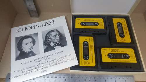 CHOPIN / LISZT ! Vintage Classical Cassette Set