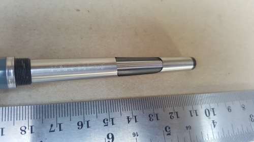 RARE! Early Parker 21 Fountain Pen - Inverted Ridge Clip ? - Aerometric - Fountain Pen - Dove Grey