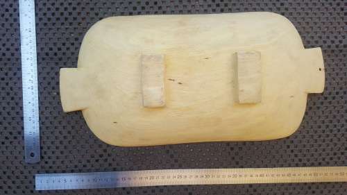 Large! - African Zulu Meat Platter!  Light wood - Burnt / Branded patterning