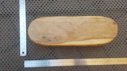 Africana! Olive Wood - Hand Carved Wildlife - Long Bowl - Elephants And Antelopes