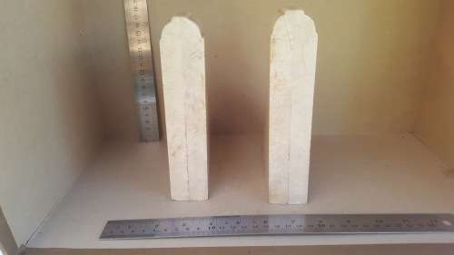 Vintage! Heavy Solid Marble - Bookends