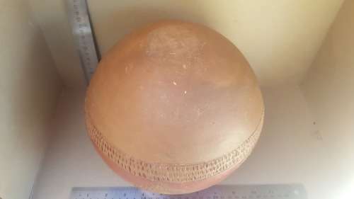 African Zulu Beer Pot -  Terracota Clay Polished and Matt pattern Ukhamba