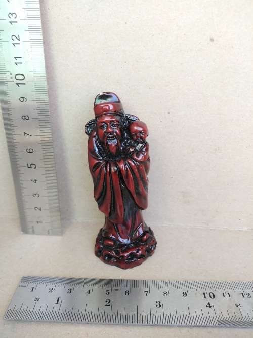 Chinese Feng Shui Three Wise Men Figurines Resin Statues For Prosperity And Luck
