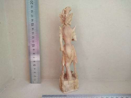 Dancing Apsara Statue - Carved Wood - Cambodian - Southeast Asia