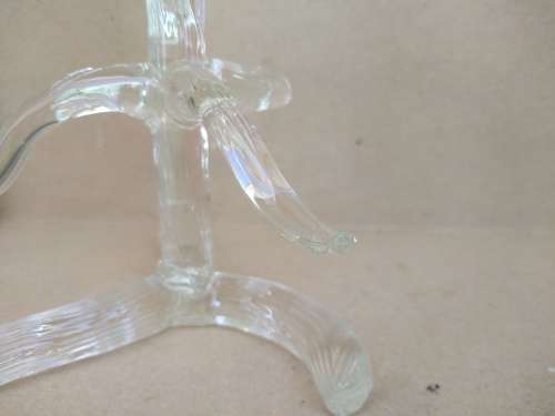Vintage! Gold Gilded Glass Sculpture - Phoenix Rising