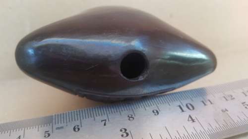 Professional Chinese Clay Flute - Ancient Xun Instrument - Ox Head Pattern Ocarina