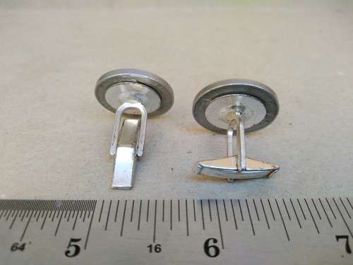 Vintage! - Coin Cufflinks - USA - 5 Cent [Nickel] - 1964 D And 1960