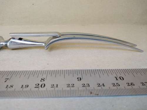 Antique! - Walker And Hall - Non Stain Antler Handle Carving Fork