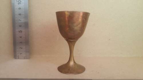 Vintage! Solid Brass Egg Cup